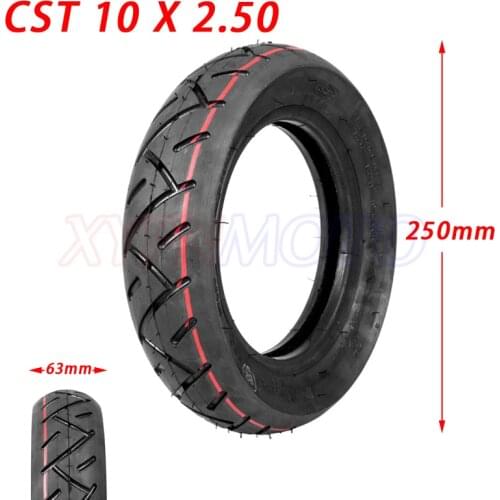 CST 10" Tire 10x2.50 For Electric Scooter 10x2.5 Tyre Inner Tubes Balancing Hoverboard self Smart Balance Durable Tires Thicken