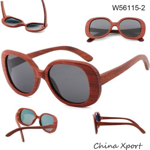 Elegant rose wood summer winter sunglasses suitable for all kinds of occasions solid wood sunglasses polarized UV400 lens