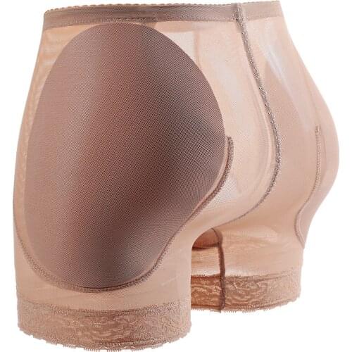 Women Underwear Lingerie Slimming Tummy Control Body Shaper Fake Ass Butt Lifter Shorts Lady Sponge Padded Butt Push Up Panties