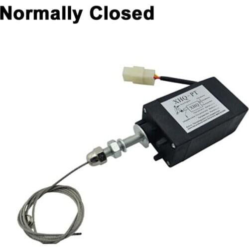Normally Closed DC12V Diesel Engine Flame Out Device Engine Stop Solenoid Valve XHQ-PT Flameout Magnetic Valve Power Off Pull