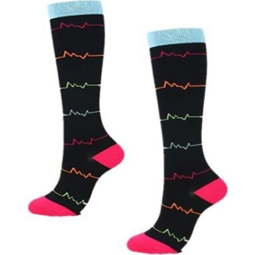 Sports Socks Men Women Best Graduated Athletic Professional Nursing Socks Fit Running Flight Travel Outdoor Hiking