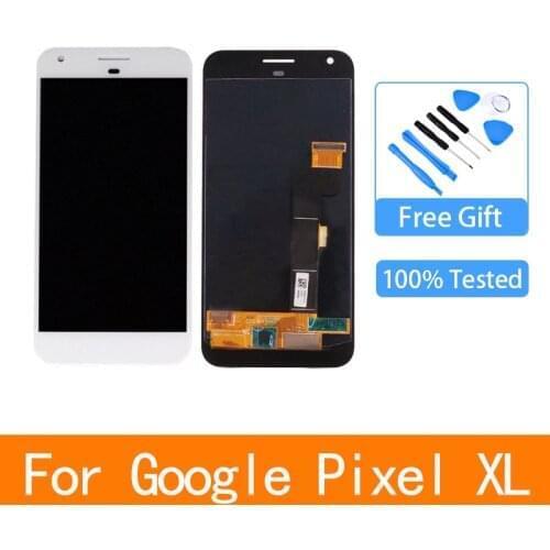 Original For HTC Nexus M1 Google Pixel XL LCD Display Touch Screen Digitizer AssemblyAMOLED For Google Pixel LCD Burn-Shadow