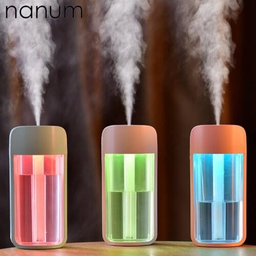 Car Air Freshener F1 Humidifier USB Mini Ultrasonic Essential Oil Diffuser LED Purifier Mist Maker