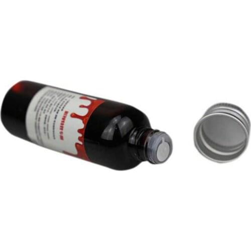 Ultra Realistic Fake Blood Horror DIY Fake Joke Bottle Drop Simulation Props Halloween Party Supplies Human Vampired Simulation