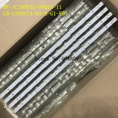 4pcs LED Backlight strip 8 lamp for Changhong 39D2000N light strip LB-C390X14-E3-A-G1-RF1 RF-AC390E32-0801S-11