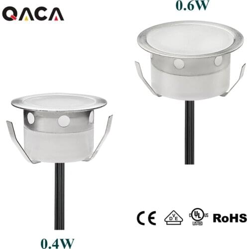 IP67 0.4-0.6W 12V LED Ground Spots Light Diameter 30/39.5mm Warm white and Cold White Blue Deck Outdoor Fixtures