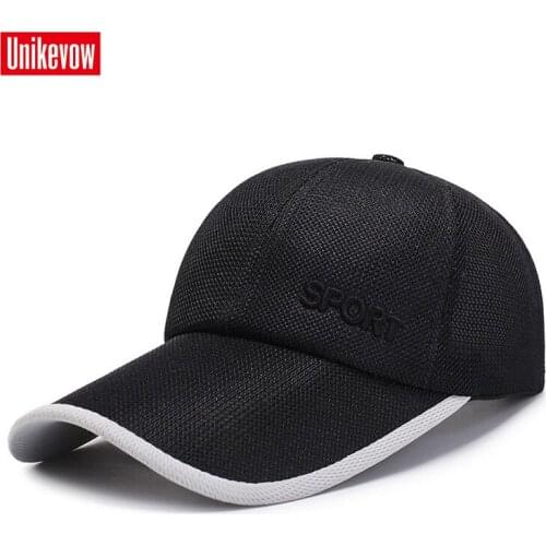 Unisex Baseball Caps Quick Dry Mesh Cap Light Hat Men Women Casual Summer Hat