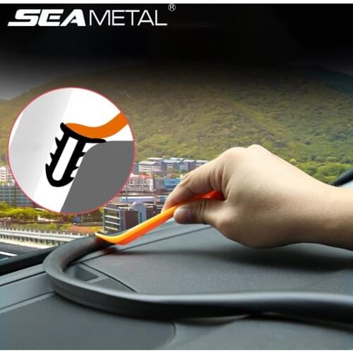 160cm Dashboard Car Seal Strip Auto Dashbaord Rubber Sealing Strips Leakproof Soundproof Anti Leak Automotive Goods Accessories