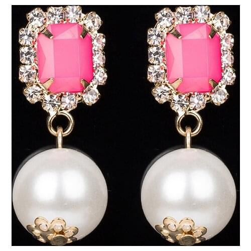 YFJEWE jewelry pearl earrings for women gifts on valentines day long earrings wholesale earrings Christmas earrings #E013