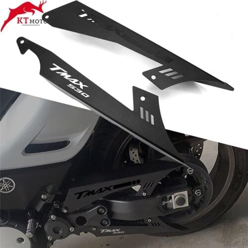 For Yamaha Tmax 530 TMAX 530 SX DX 2017-2019 Motorcycle Belt Guard Cover Protector TMAX 560 Chain Guard Chain Belt Cover Parts