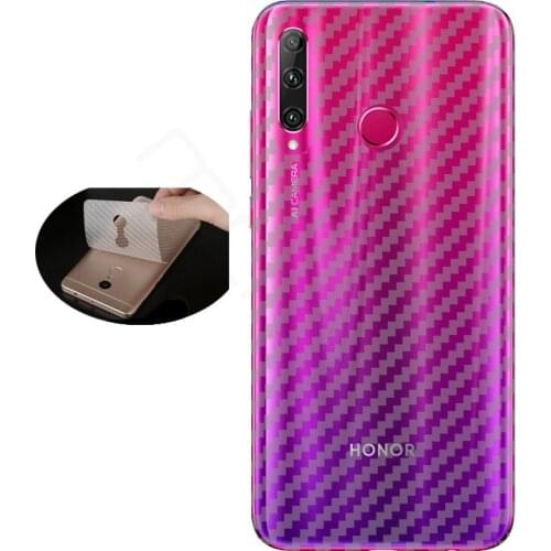 3pcs 3D Carbon Fiber Rear Screen Protector For HuaWei Honor 10i 20i Back Cover Protective Film