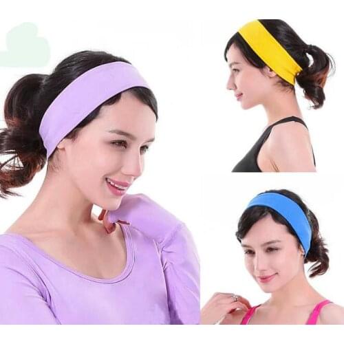 120pcs/lot DIY Simple Milk Silk Fabrics Head Bands Elastic Motion Hidroschesis HeadBands Hair Styling Tools Accessory HA1745