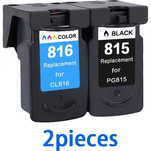 2pcs For canon PG 815 CL 816 ink cartridge For canon MX348 MX358 MX368 MX418 MX428 printers ink cartridges For canon PG815 CL816