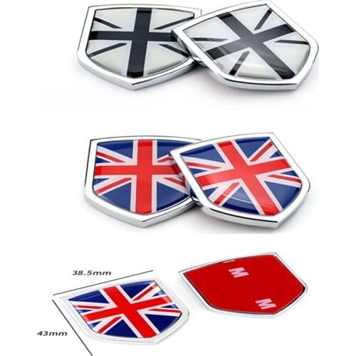 2Pcs Metal Car Rear Side Emblem Decal Car Body Sticker Auto Styling General For Toyota Corolla Rav4 Volkswagen Santana Jetta
