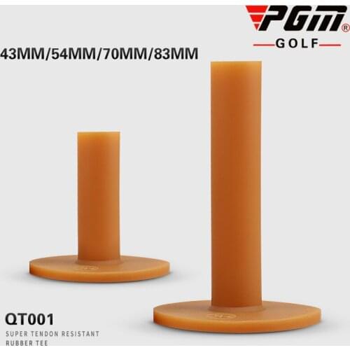 4 Heights Super Soft Golf TEE 43/54/70/83mm Beef Tendon Rubber Tee Automatic Bending Widening Base Golf Accessories High Quality