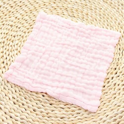 5pcs/lot 25*25cm 100% gauze cotton baby handkerchief square towel muslin cotton infant face towel wipe cloth Appease Towel