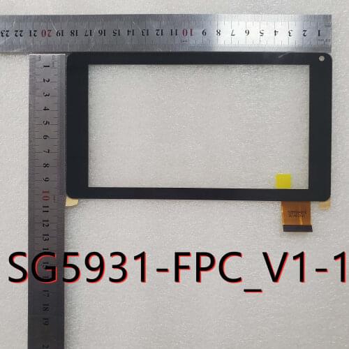 7 Inch touch screen black P/N SG5931-FPC_V1-1 Capacitive touch screen panel repair and replacement parts