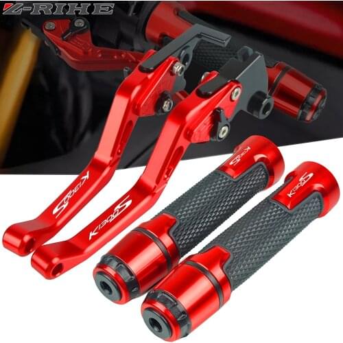 Motorcycle Accessories CNC Brake Clutch Levers Handlebar Knobs Handle Hand Grips For BMW K1300S K1300 S 2009-2015 2014 2013 2012