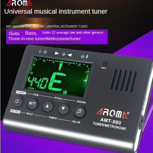 Anoma Electronics AMT-560 Metronome Folk Guitar Tuning Ukulele Violin Bass Tuner Guitar Accessories