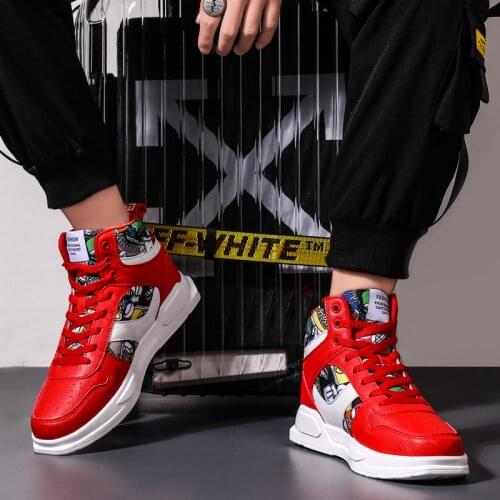 New Basketball Shoes Men High-top Sports Air Cushion Hombre Athletic Mens Shoes Comfortable Breathable Sneakers