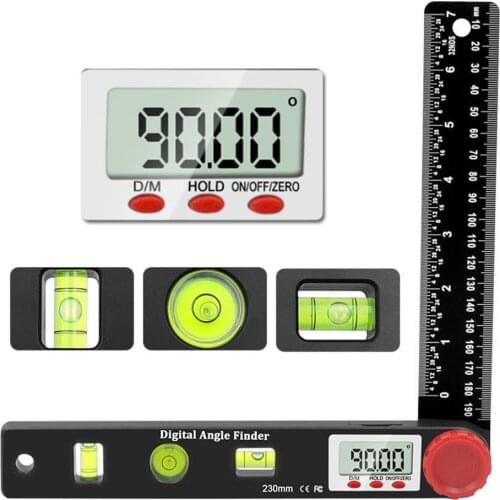 4 in 1 digital instrument angle inclinometer angle digital scale electronic goniometer protractor angle detector