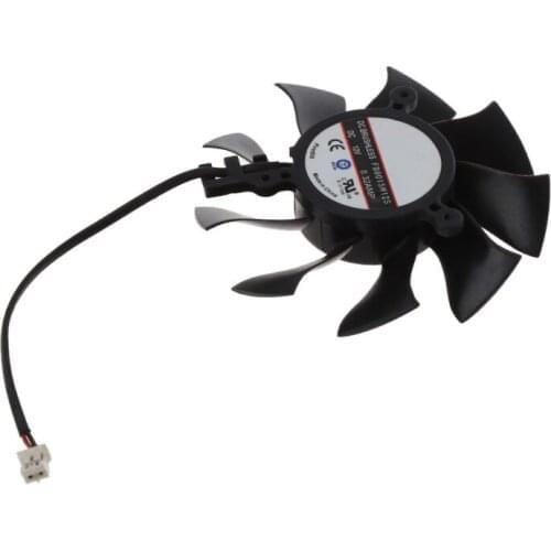 FD8015H12S 75mm 4Pin Graphics Card Cooling Fan For Sapphire HD6850 HD4860 HD5850