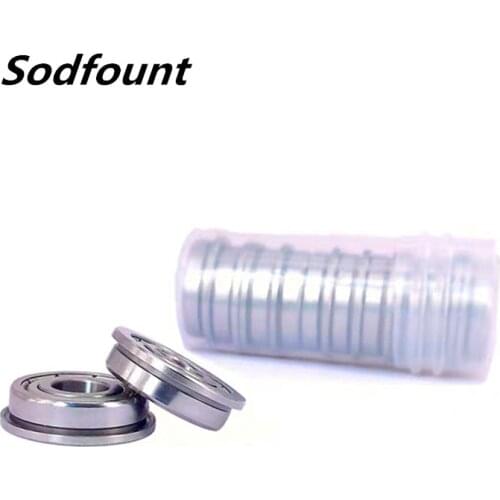 10pcs Flange with side ribs miniature small bearings F623 F624 F625 F626 F627 F628 F629Z ZZ