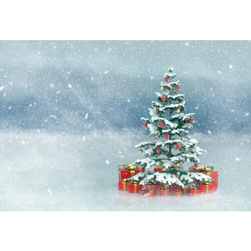 Snowy winter photo backgrounds vinyl outdoor kids portrait photography backdrop for photo studio accessories fotografia LV-2374