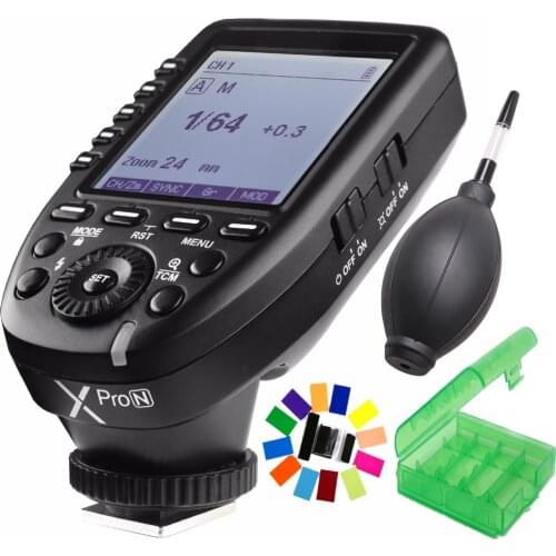 Godox Xpro-N i-TTL II 2.4G Wireless Trigger High Speed Sync 1/8000s X system with LCD Screen Transmitter For Nikon DSLR