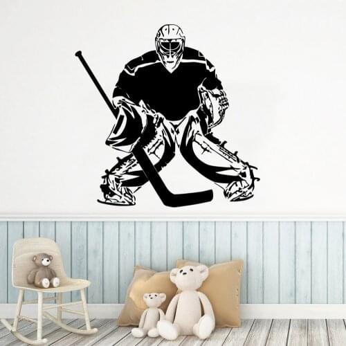 Hot ice hockey Wall Sticker Wall Decal Sticker Home Decor Living Room Bedroom Wall Decal naklejki stickers muraux