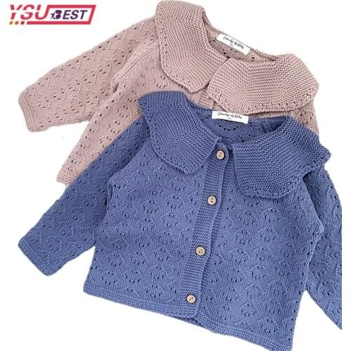 Newborn Cardigan Autumn Kids Baby Coat Winter Girl Knitting Girls Sweaters Cotton Baby Boys Jacket Sweaters Childrens Clothing