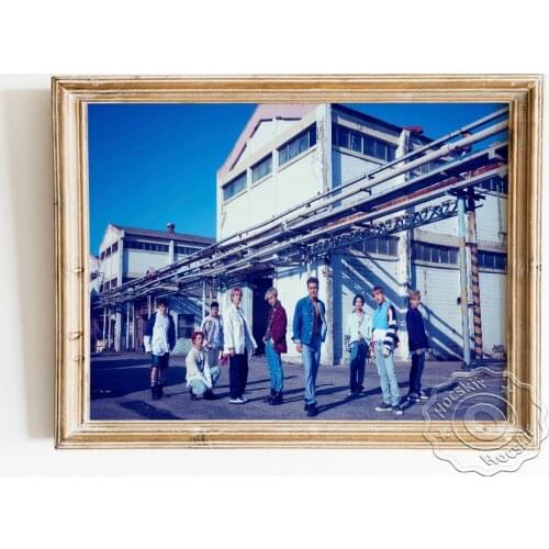 K-pop Music Male Group Super Junior Magazine Poster, Pop Singer Star Portrait Canvas Painting, Modern Wall Picture Home Decor