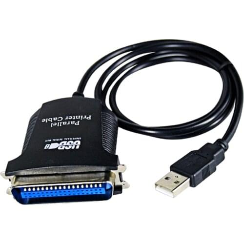 USB to Parallel Printer Cable, 36pin USB Port Adapter Adaptor Cable Lead IEEE1284 for Computer PC Lead Adapter Laptop