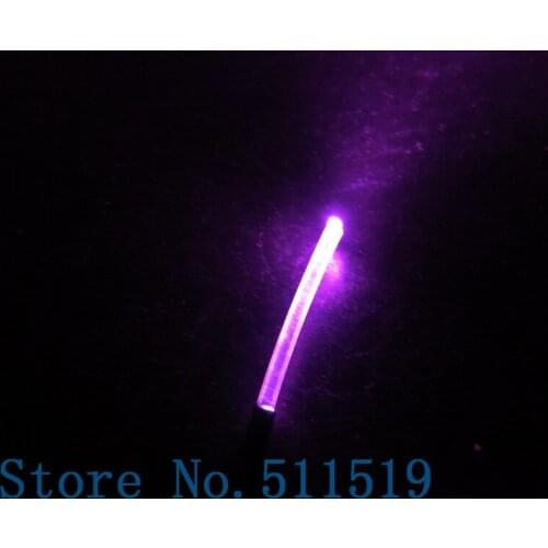 End glow 1.5mm PMMA fiber with 2.5 mm PE jacket plastic fiber optic cable, single core , for DIY fiber star ceiling kit