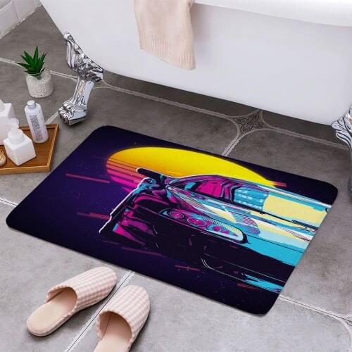 RACING CAR Carpet Areas Rug Non-slip Floor Mat Rug 3D Printing Living Room Bedroom Door Mat Home Decoration