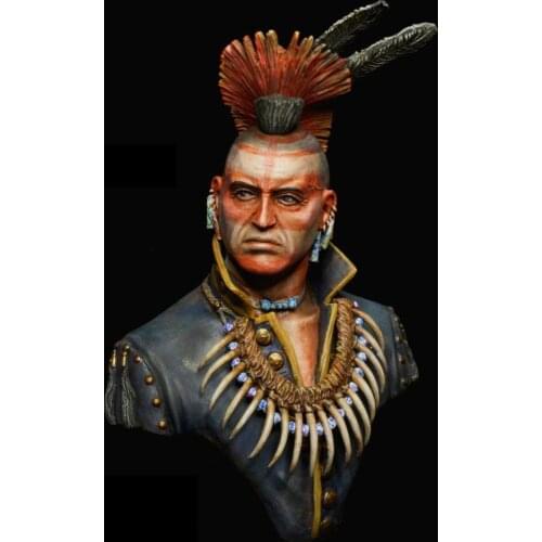 New Unassembled 1/9 ancient man warrior bust Resin Figure Unpainted Model Kit