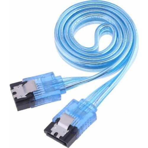 Portable SATA III 6.0 Gbps 90 Degree Locking Latch Plug Hard Drive Data Cable