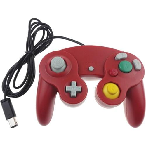 USB Wired Vibration Shock Gamepad Joypad Joystick for Nintend for GameCube NG C Controller for MAC PC Computer with GC Port