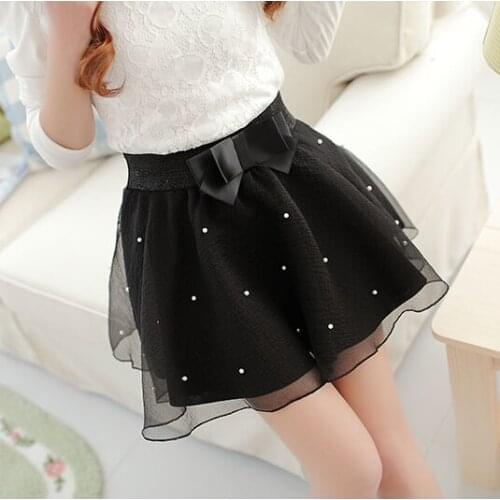 Fashion Womens Skirt Beads High Waist Skirt Pleated Floral Short Mini Skirt Skater Women Knee-Length Skirts