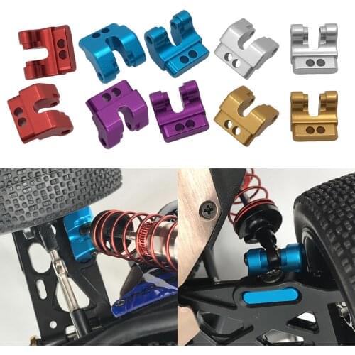 1Pairs RC Accessory Upgrade Parts Metal RC Rear Shock Mount for 1:12 Wltoys 124018