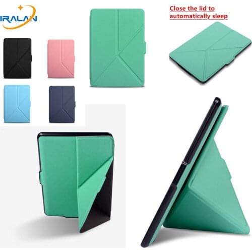 2017 Transformer PU Leather Cover Case For Amazon New Kindle 8th 2016 kindle 558'' eReader Ebook E-Reader+Screen film+stylus pen