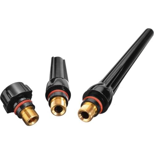 3pcs Tig Back Cap 57Y02 57Y03 57Y04 Welding Torch Long Mid Short Tig Back Caps For WP-17/18/26 Series