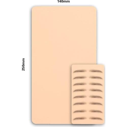 KZBOY 3D Silicone Big Size Practice Skin Eye Lips Tattoo Practice Fake Skin For Microblading Tattoo Machine Beginner