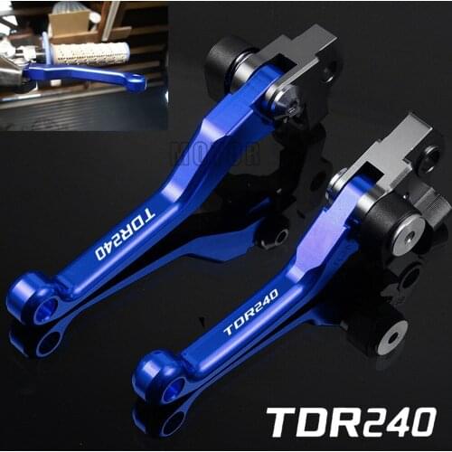 For Yamaha TDR240 TDR 240 1988-1990 1989 CNC Aluminum Motorcycle Dirtbike Dirt Pit Bike Motocross Pivot Brake Clutch Levers