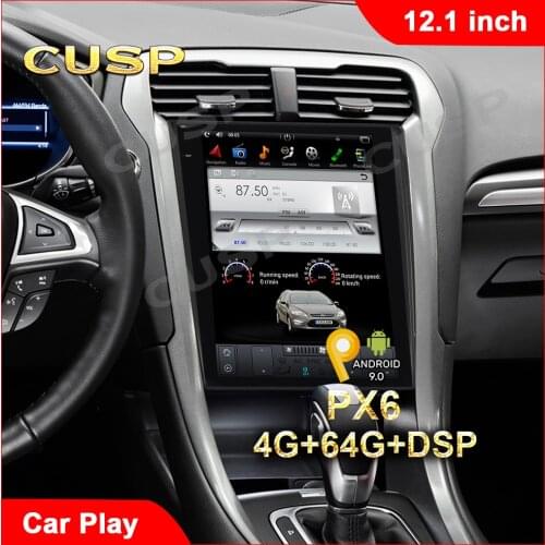 ANDROID 12.1 inch 4G+64G Car Multimedia DSP For Ford Mondeo Fusion MK5 2013 2014 2015 2016 2017 2018 CAR GPS NAVIGATION Car Play