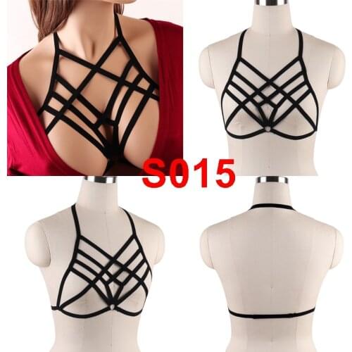 Body Harness Bra Sexy Ladies festival Women Fetish Chest Bondage Lingerie Erotic Gothic Garter Belt Suspenders Soft Plus Size