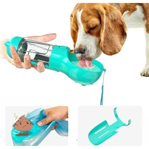 Pet Dog Water And Food Cup Portable Tumbler Multi-Functional Outdoor Travel Water Bottle Drinking Pet Products For Small Large