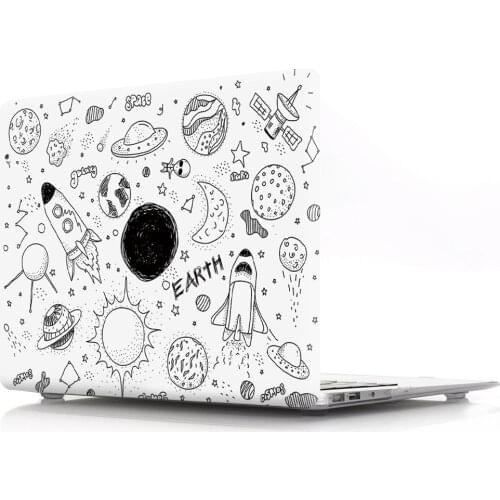Print Laptop Case For Apple Macbook Air 11 13 Pro 12 13 15 16 Retina Touch Bar Shell Cover For New Macbook Pro 13.3