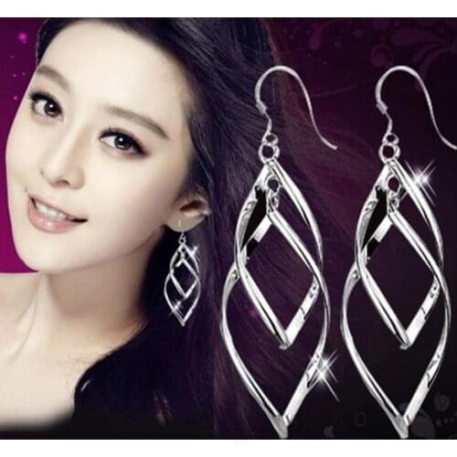 Женские золотые серьги HAILLADTOP China At AliExpress