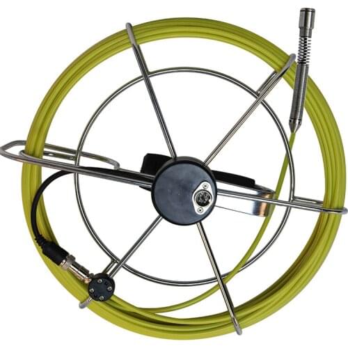 17mm Pipe Drain Sewer Snake Video Inspection Camera With 50meter Hard Cable Replacement Repair 50m